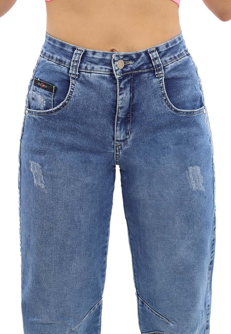 JEANS RECTO AZUL MUJER JE3944A-2