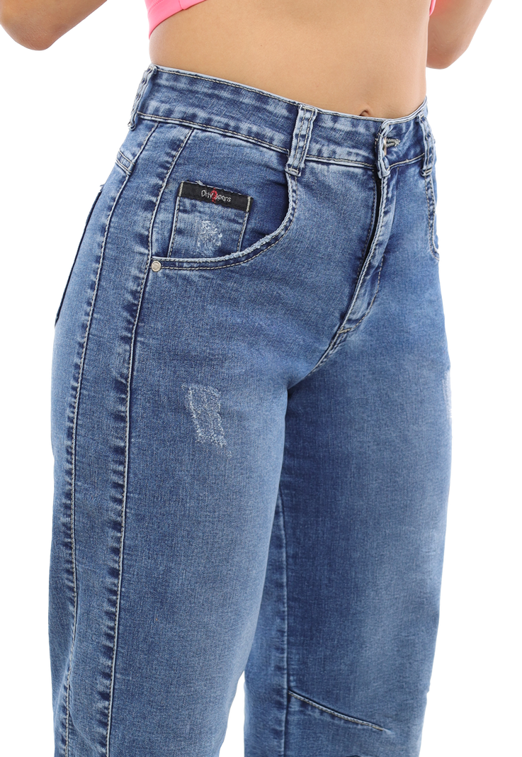 JEANS RECTO AZUL MUJER JE3944A-4