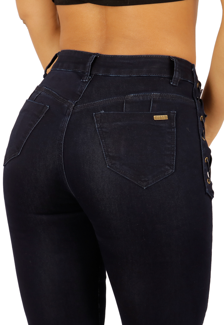 JEANS FLARE AZUL MUJER JE3510A-3