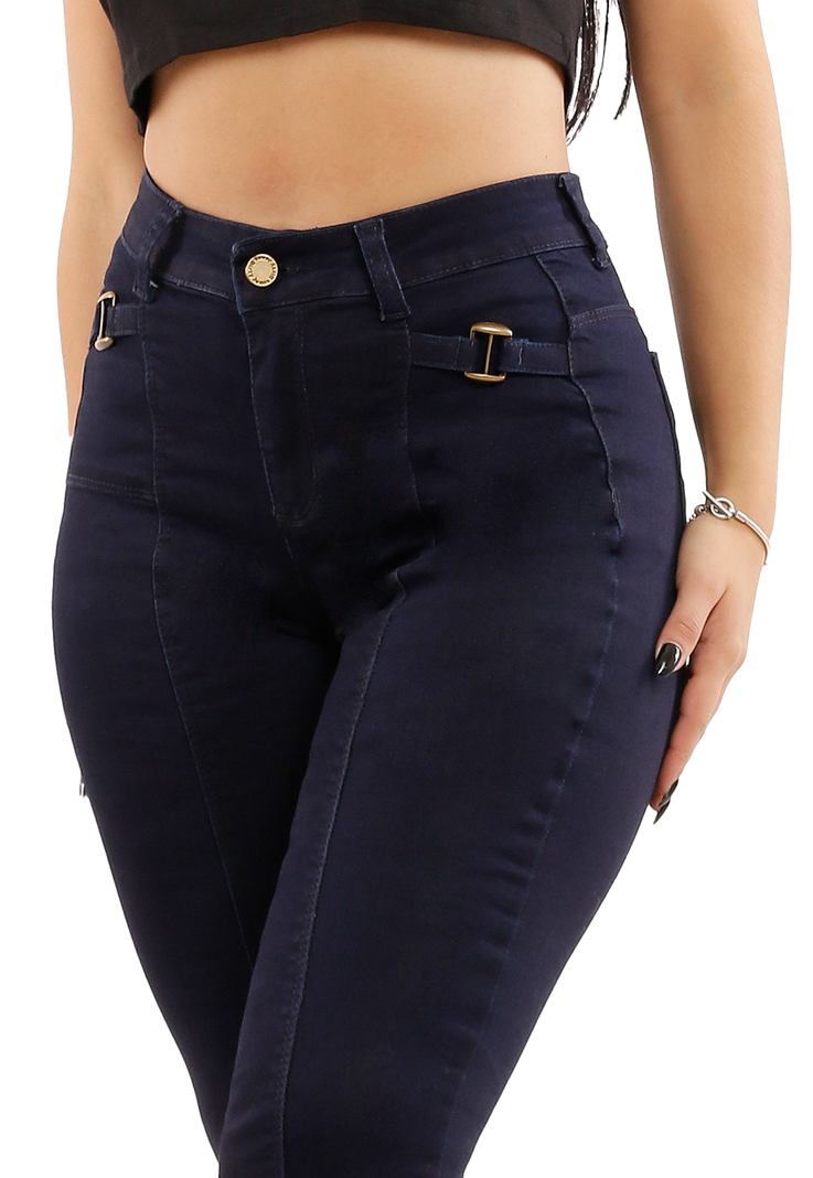 Jeans Skinny Elasticado  Azul Mujer JE3637A-2