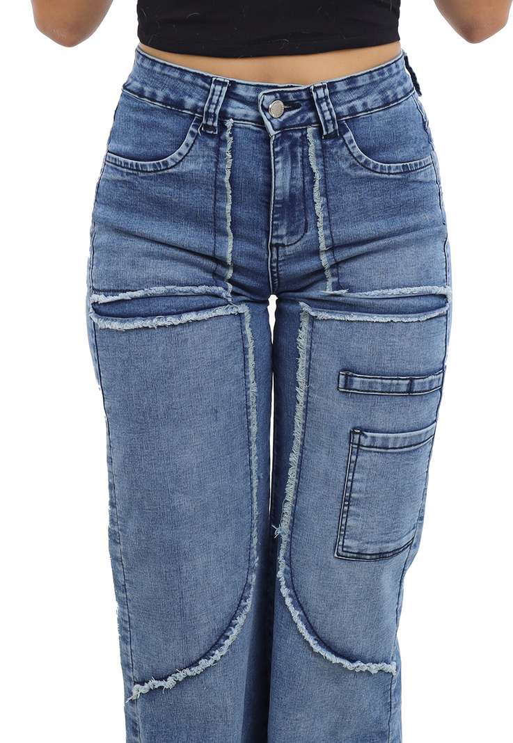 JEANS RECTO CELESTE MUJER JE3935-4