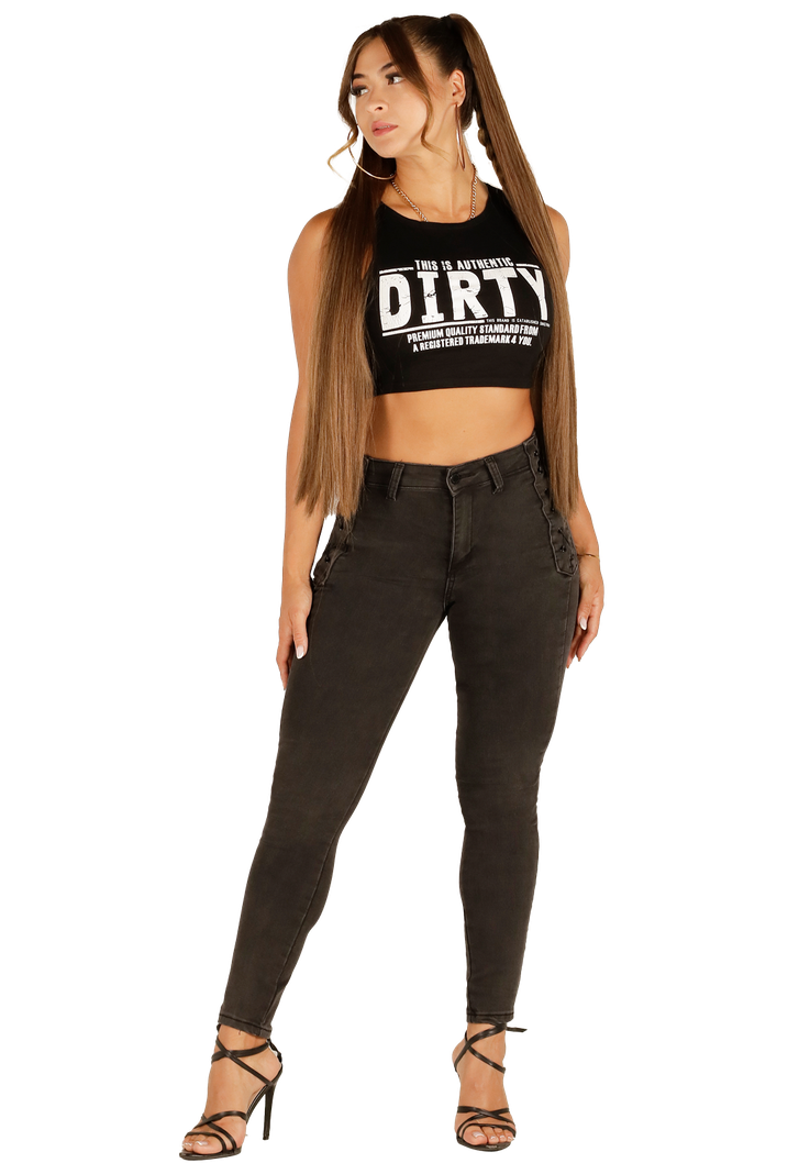 JEANS PITILLO NEGRO MUJER JE3509NG-0