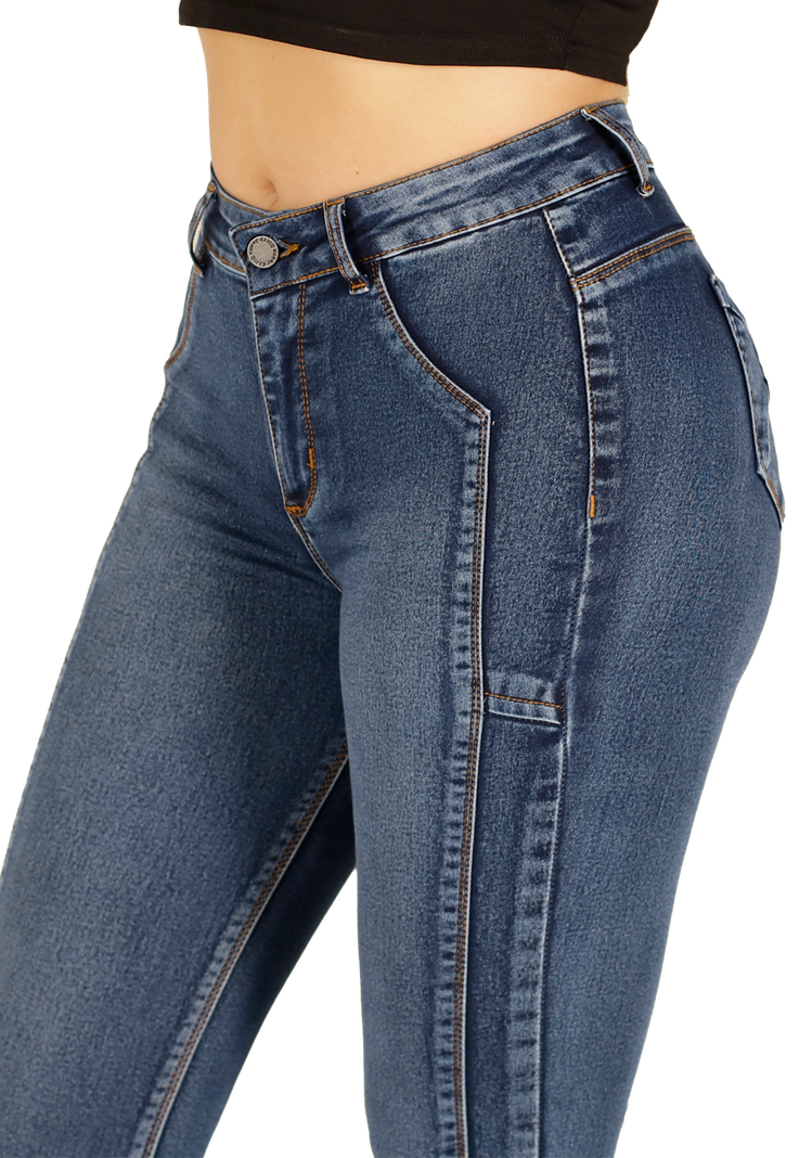 Jeans Skinny  Azul Mujer Dirty Jeans-2