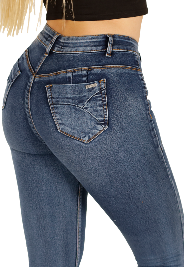 Jeans Skinny  Azul Mujer Dirty Jeans-3