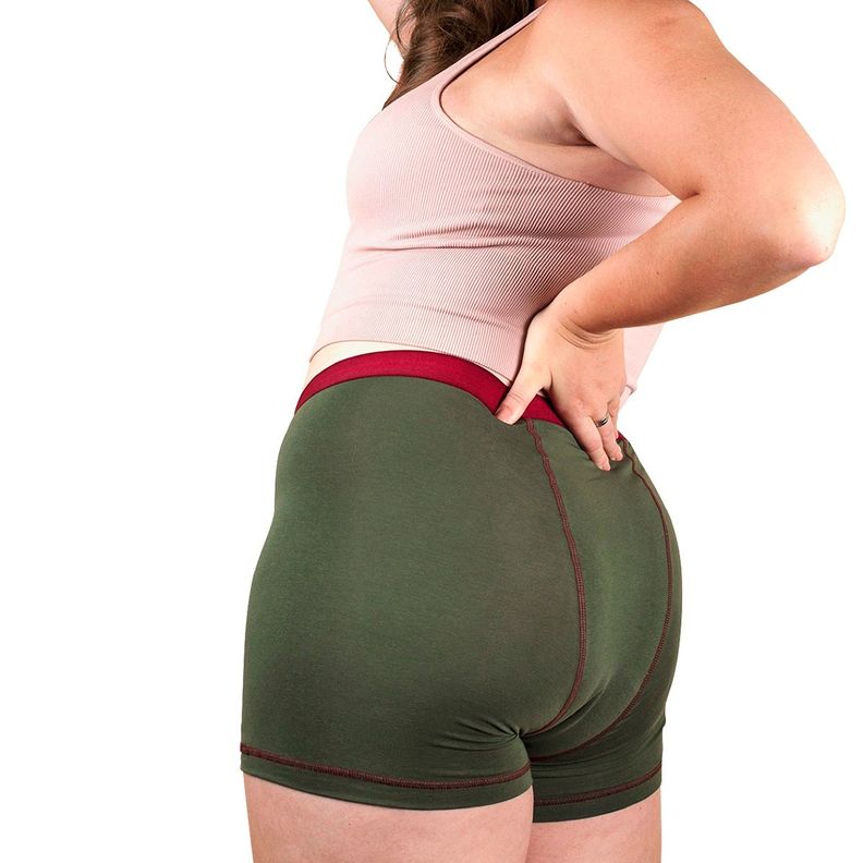 Pantaleta Menstrual Flujo Medio Color Verde-0