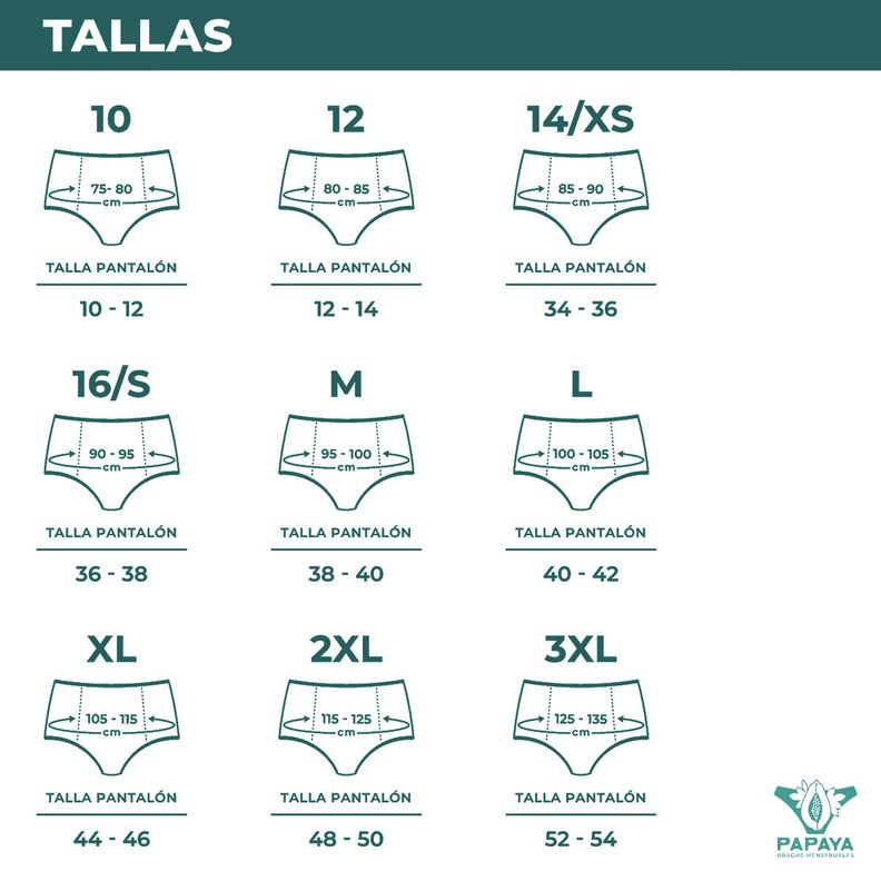 Pantaleta Menstrual Flujo Medio Color Verde-3