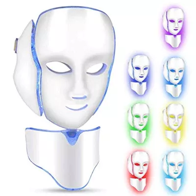 Mascara Led c/cuello, Antiarrugas, acné, líneas de expresión, manchas, etc-2