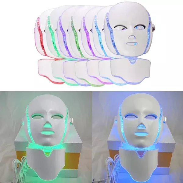 Mascara Led c/cuello, Antiarrugas, acné, líneas de expresión, manchas, etc-3