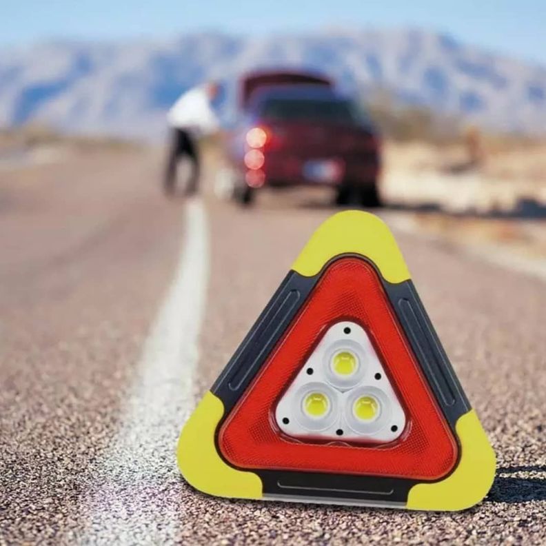 Triangulo de emergencia Luz Led-3