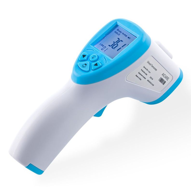Termómetro infrarrojo multifuncional sin contacto para la medición de temperatura corporal-0