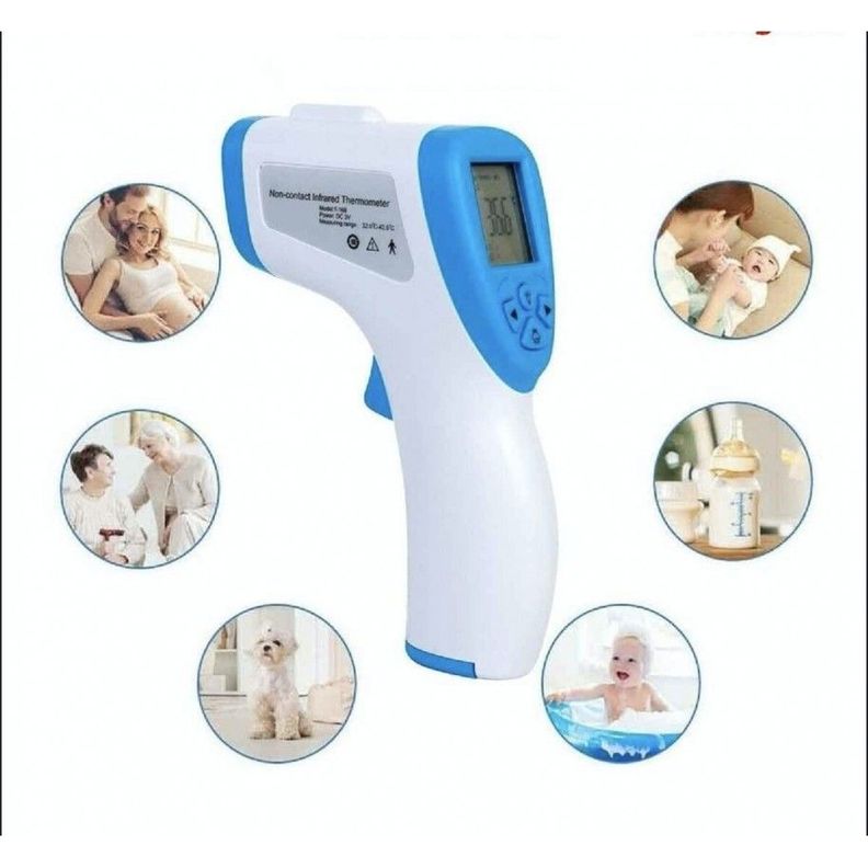 Termómetro infrarrojo multifuncional sin contacto para la medición de temperatura corporal-3