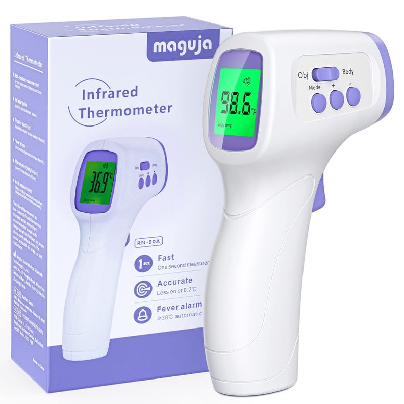 Termómetro infrarrojo multifuncional sin contacto para la medición de temperatura corporal-4