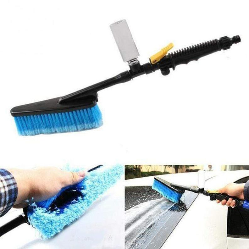 Cepillo para lavar auto con conexión con agua -3