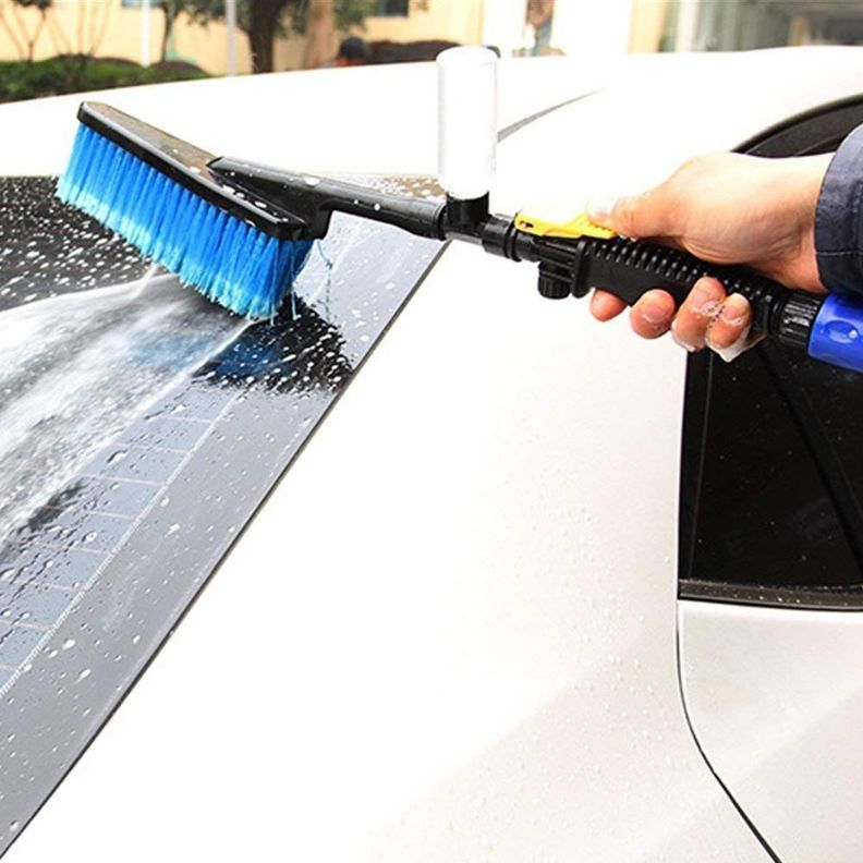 Cepillo para lavar auto con conexión con agua -0