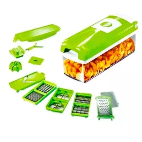 Picador y Rallador de Verduras y Frutas 5 en 1-2
