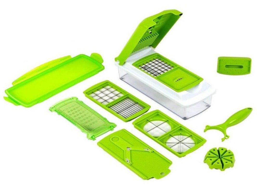 Picador y Rallador de Verduras y Frutas 5 en 1-1