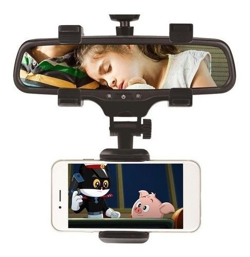 Soporte celular para espejo retrovisor-4