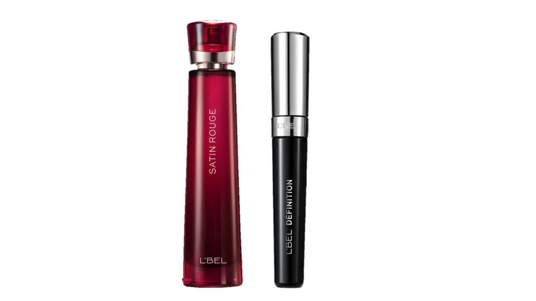 Perfume Satin Rouge con Mascara De Pestañas-0
