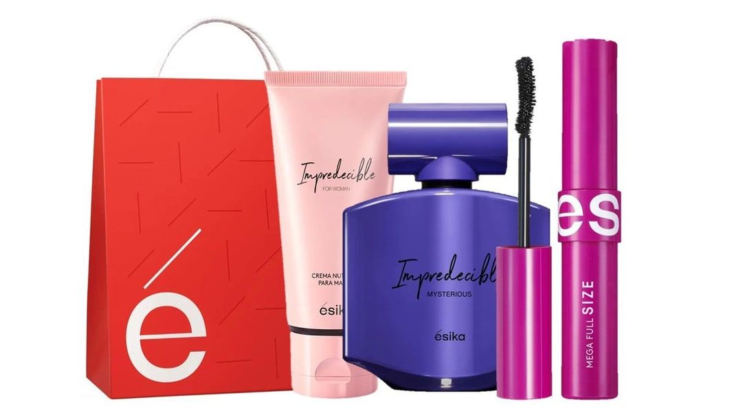 Perfume impredecible Mysterious, crema manos y mascara de pestañas-0