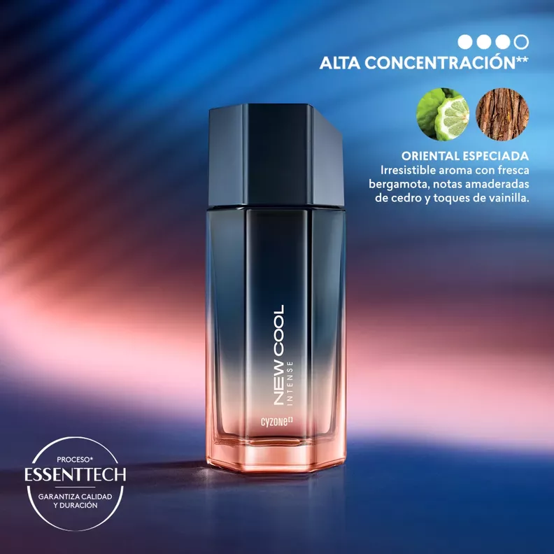 New Cool Intense fragancia masculina 75 ml-2