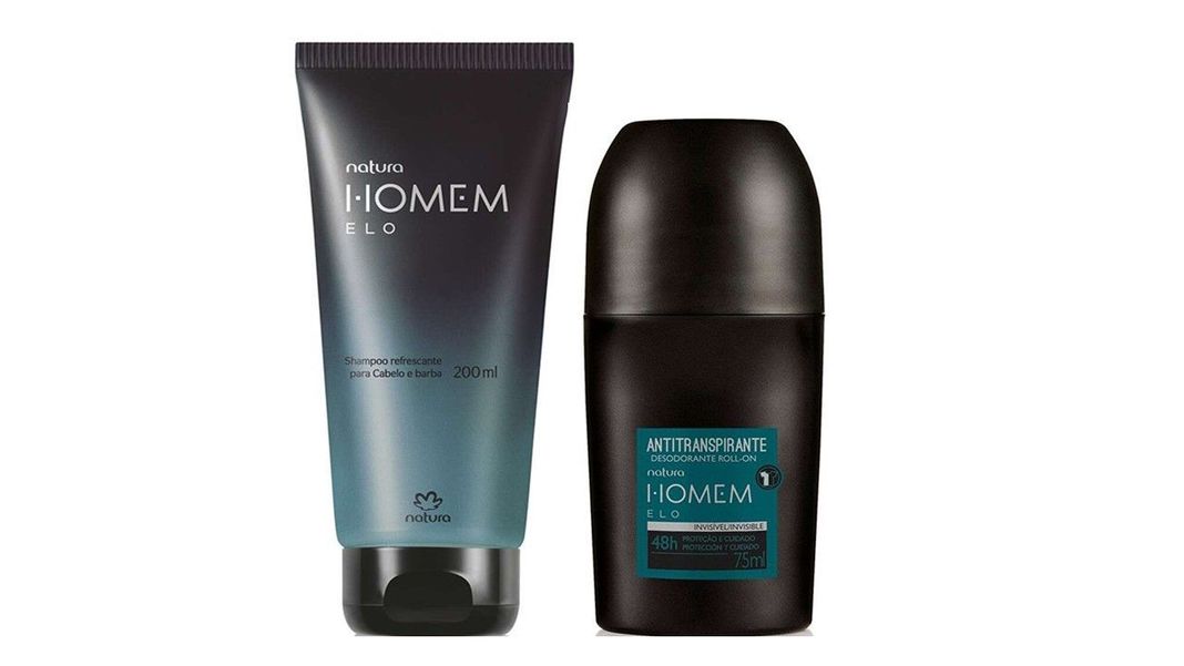 Shampoo y Desodorante Rolon Homem Elo Natura-0