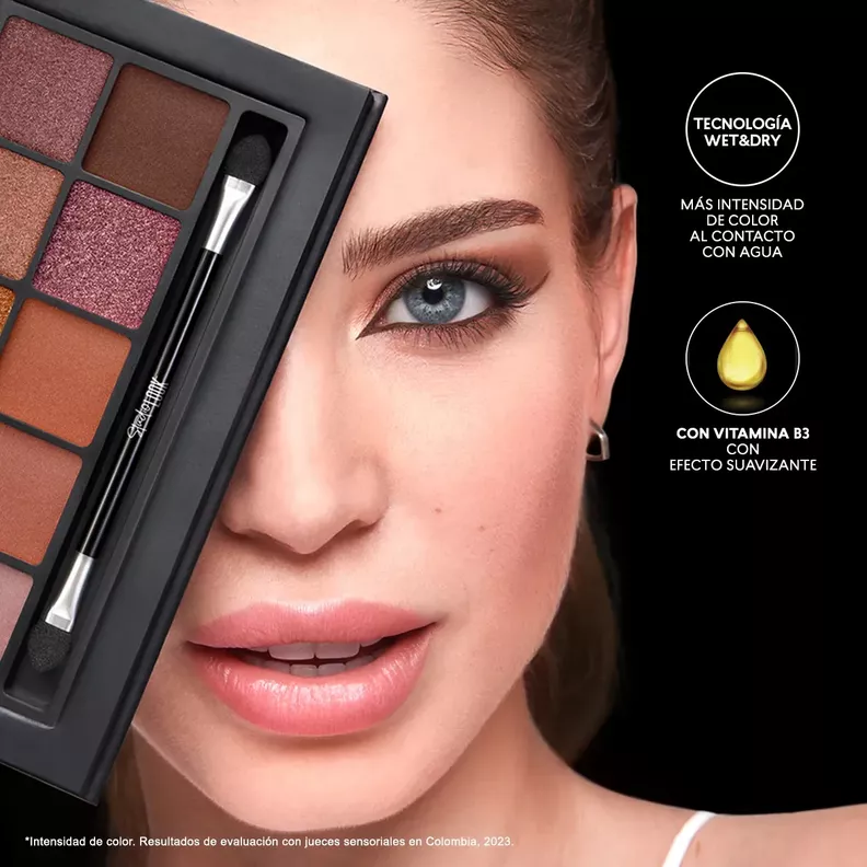 Sombra De Ojos Paleta 10 Tonos Studio Look-1