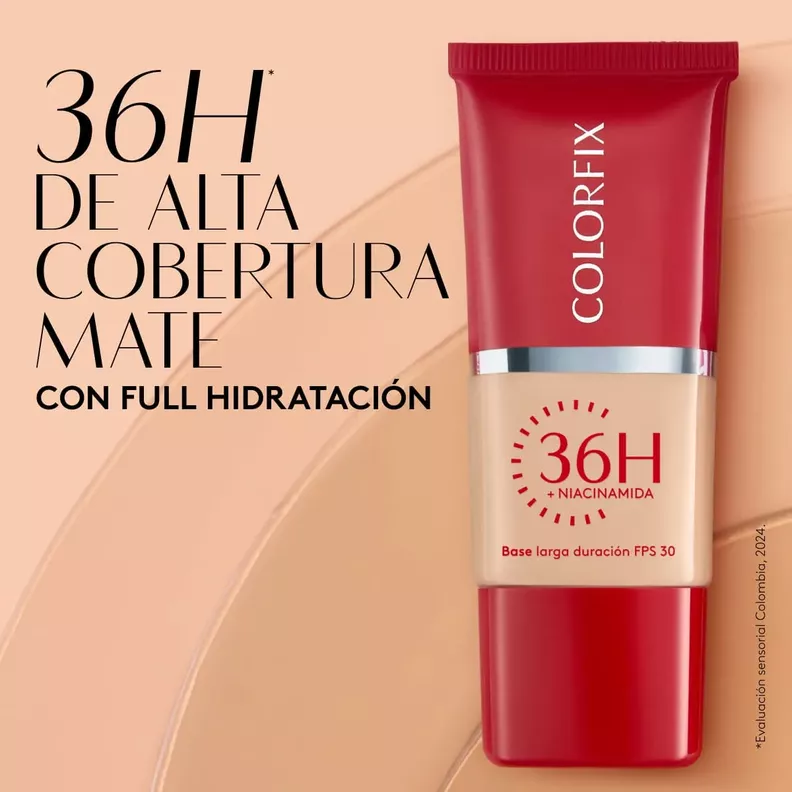 Base maquillaje alta cobertura 28ml linea colorfix-6