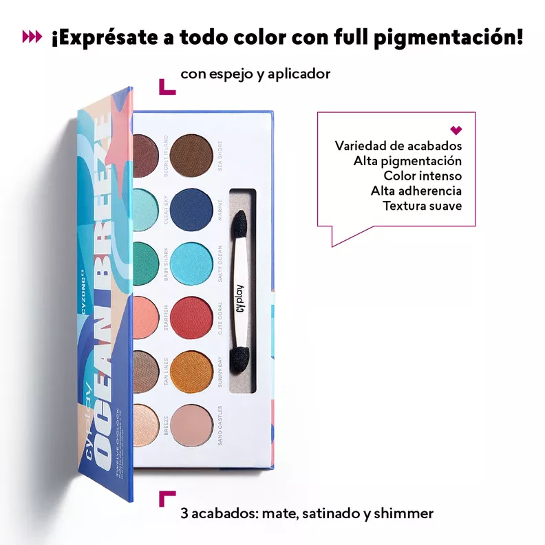 Paleta de sombras cyplay twelve oclock -1