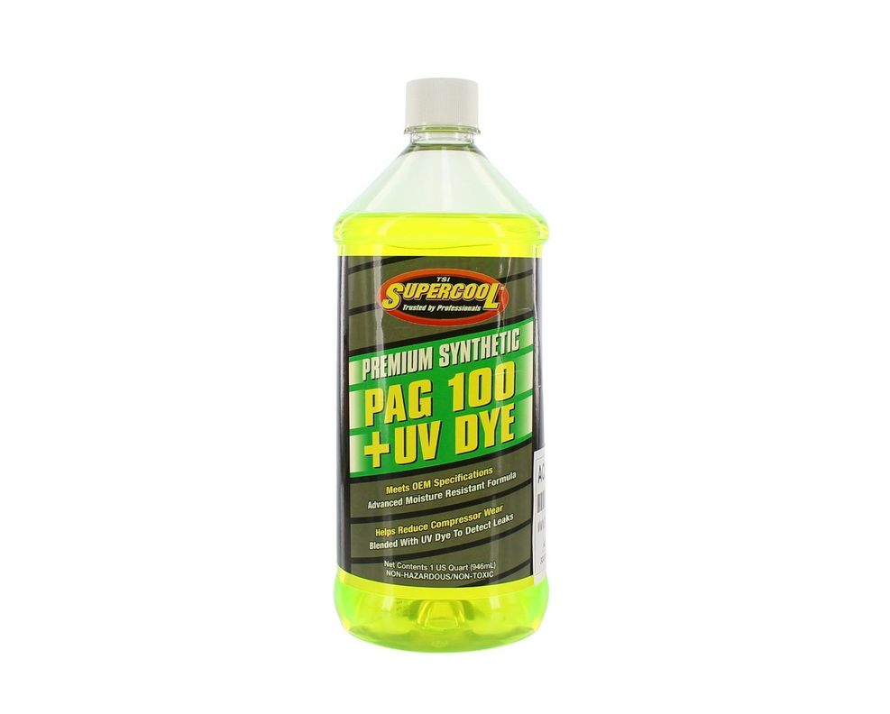 Aceite PAG 100 + Detector de Fugas UV 32OZ/946ML SUPERCOOL-5
