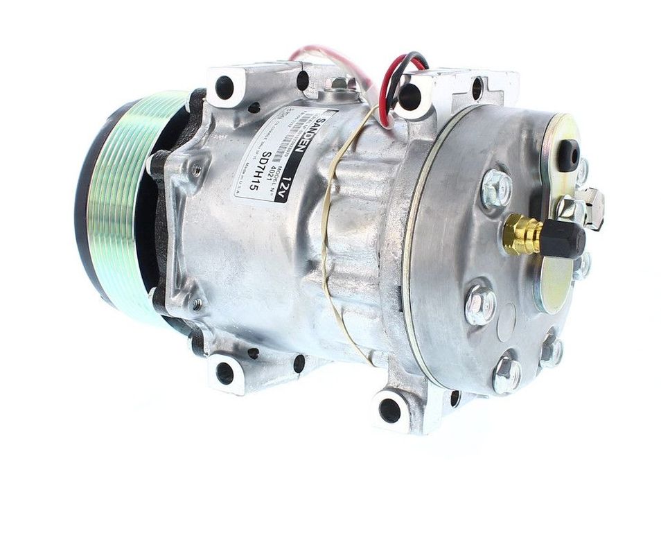 COMPRESOR DE AC 7H15 8PK 12V 119MM LARGO CON TAPA GK 4021 SANDEN-1