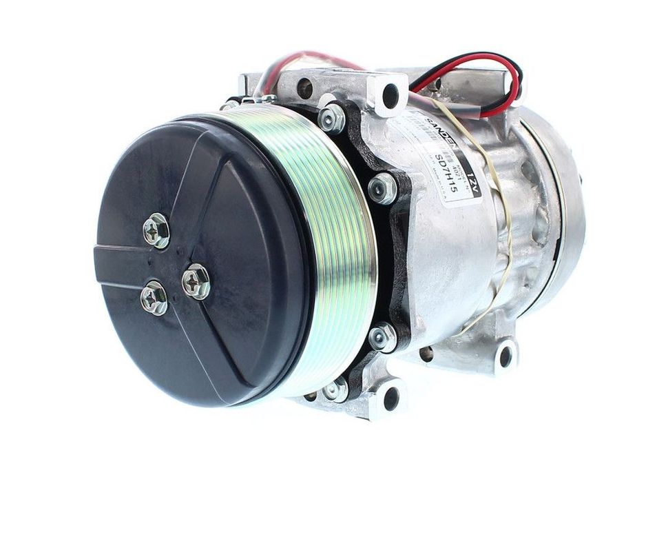 COMPRESOR DE AC 7H15 8PK 12V 119MM LARGO CON TAPA GK 4021 SANDEN-7