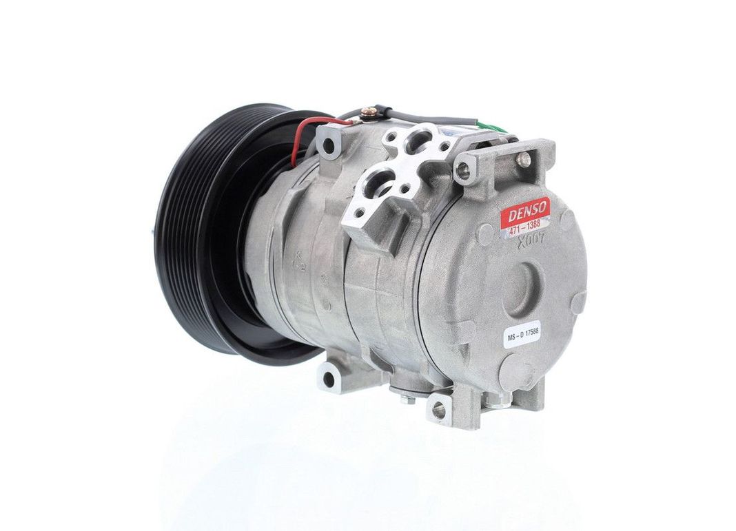 COMPRESOR DE AC 10S17C 8PK 24V 140MM CON COBERTOR DE POLVO CAT (OE) DENSO-1
