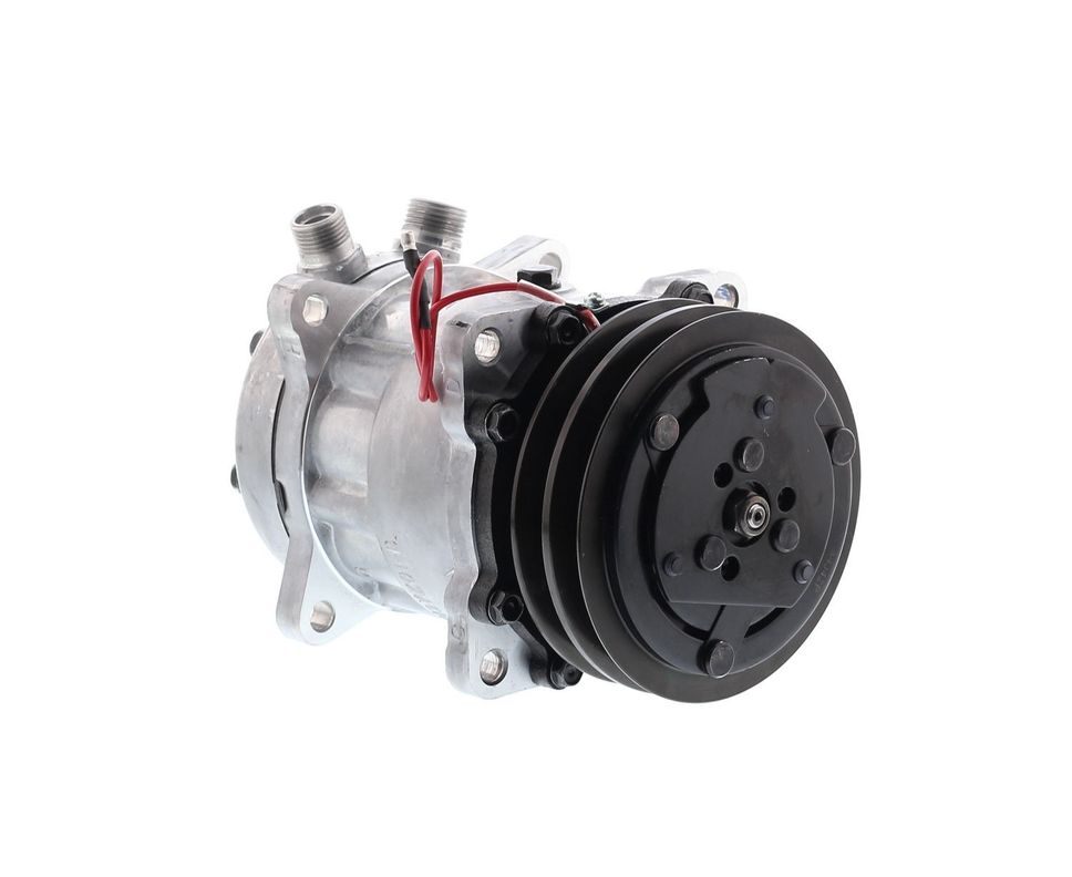 Compresor de AC 7H13 2A 12V 125MM TAPA JD/JE/FC AM 7312 4456-5
