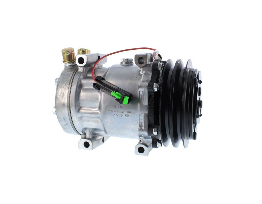 Compresor de AC 7H15 2A 12V 132MM Tapa JD (AM) 4626-4