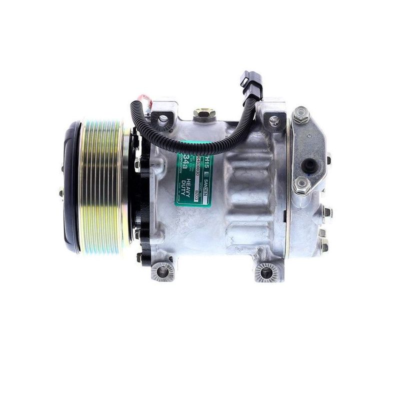 COMPRESOR DE AC 7H15 12V 8PK 119MM DIRECTO TAPA WP 8203 SANDEN-0