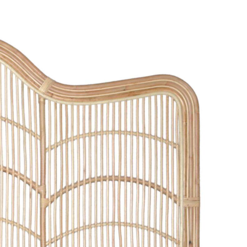  Respaldo de cama tipo montaña rattan 180 cm -2