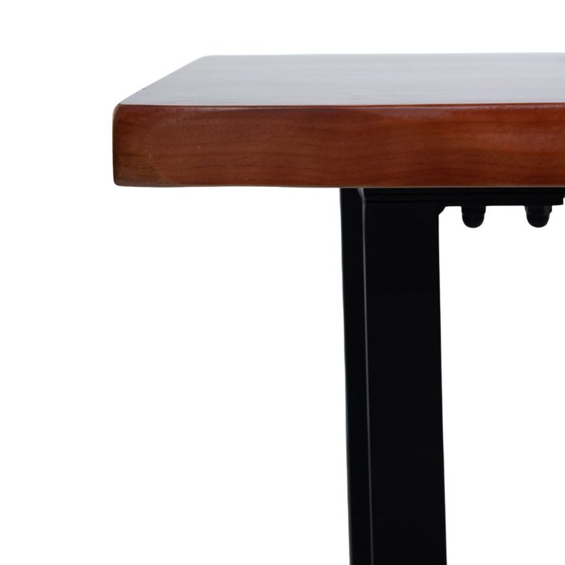 Set mesa de bar madera de teca 3 piezas-3