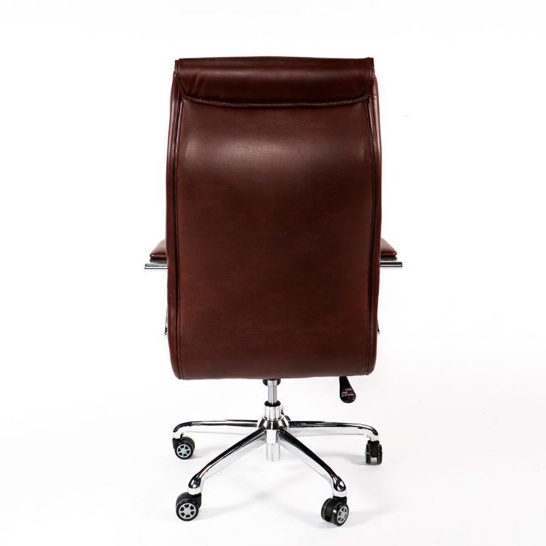 Silla Gerencial BIG BOSS Eco-Cuero + acero cromado-1