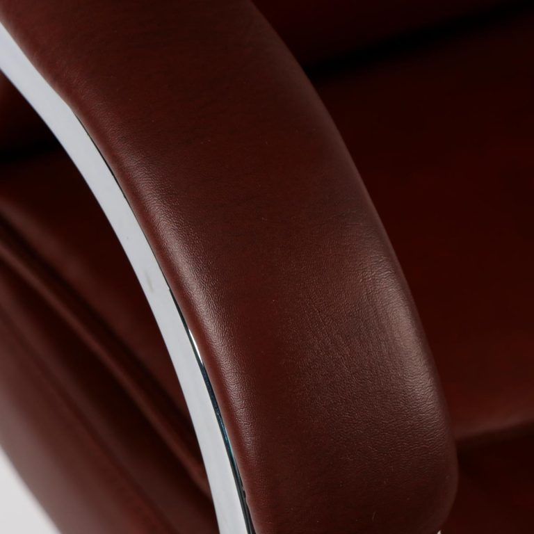 Silla Gerencial BIG BOSS Eco-Cuero + acero cromado-3