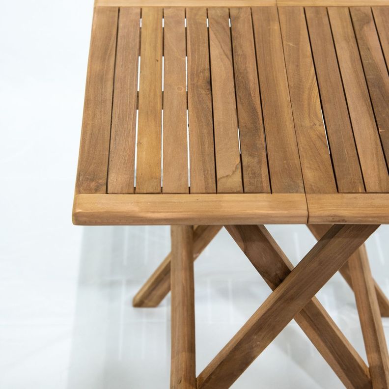 Mesa de Picnic Plegable 50x50x50cm-5