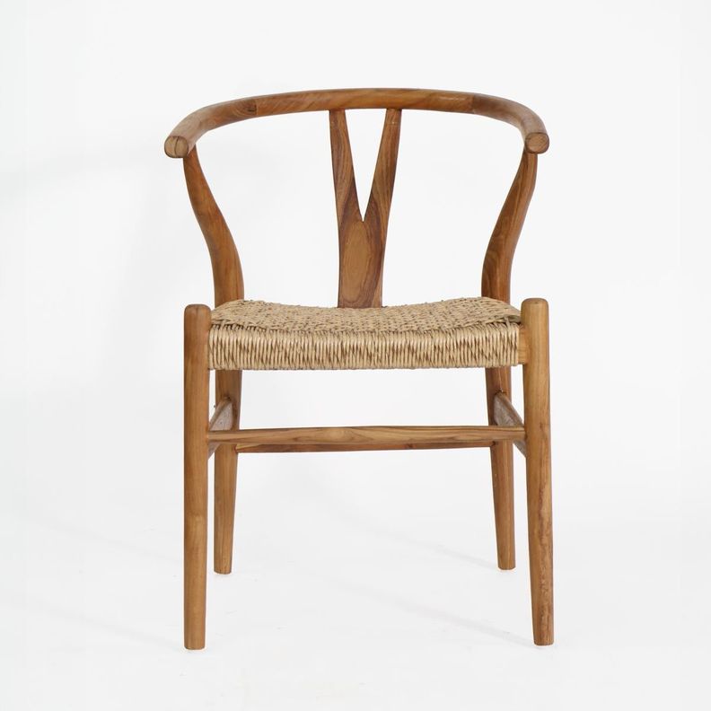 Silla WISHBONE plus madera fibra color natural-2