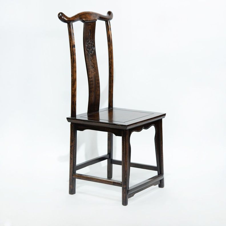 Silla dinastía de madera de olmo-0
