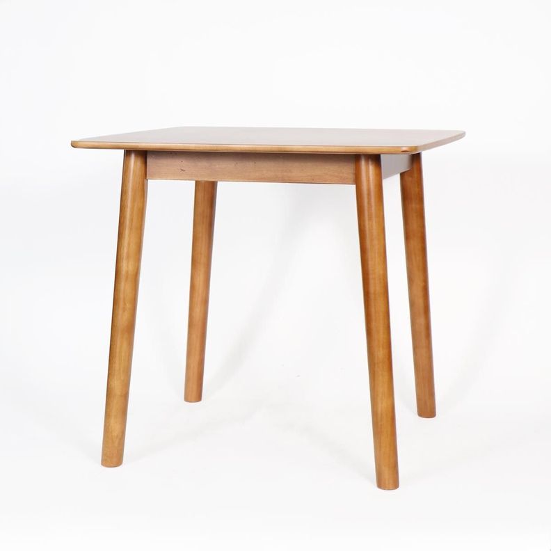 Mesa Preston madera de caucho café claro 80 x 80 x 74 cm-2