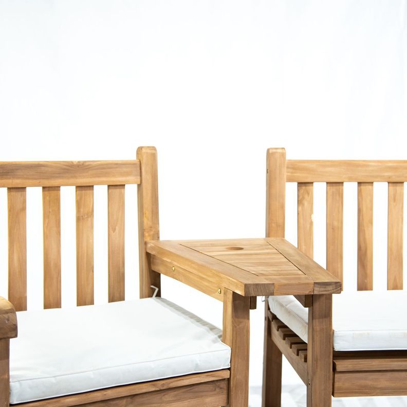 Sillas con Brazo twin madera de teca-2