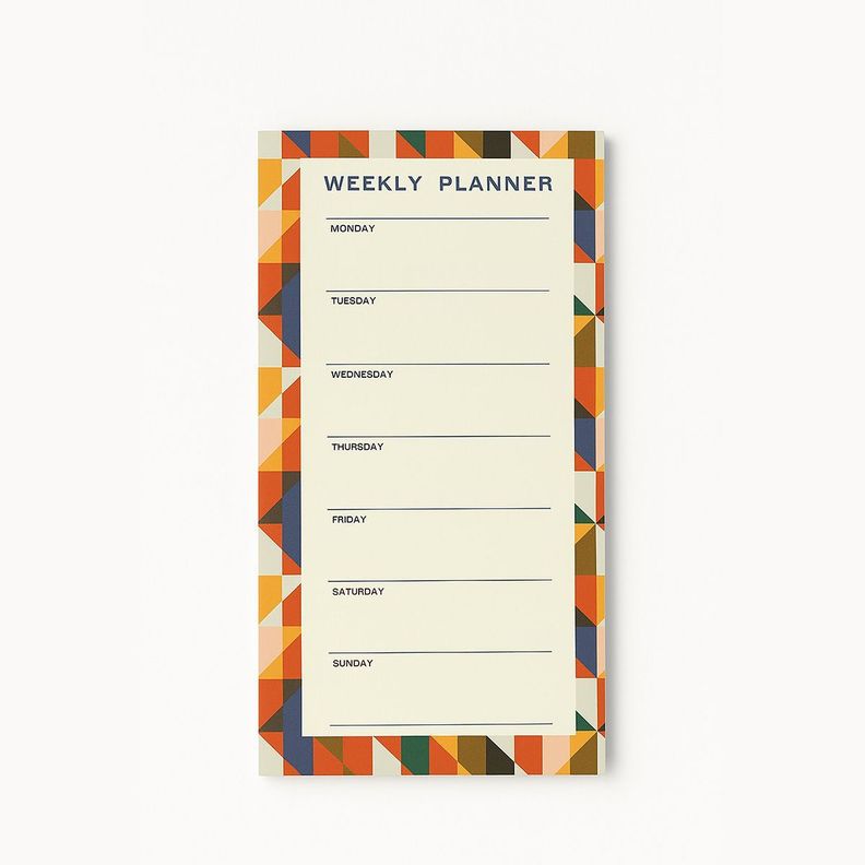 Planner Magnetico semanal Suecia / 80 Hojas 80gsm / 10x20cm