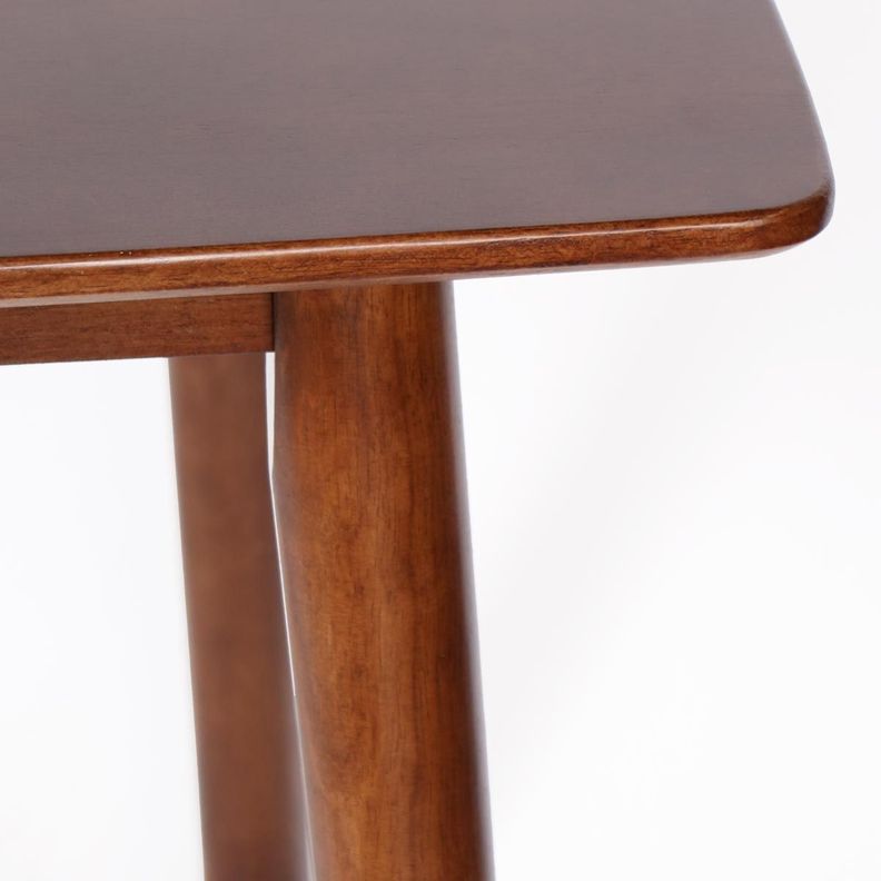 Mesa Preston madera de caucho 80 x 80 x 74 cm-4