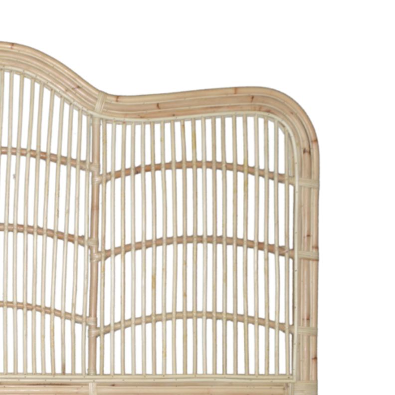 Respaldo de cama tipo montaña rattan 178 cm-1