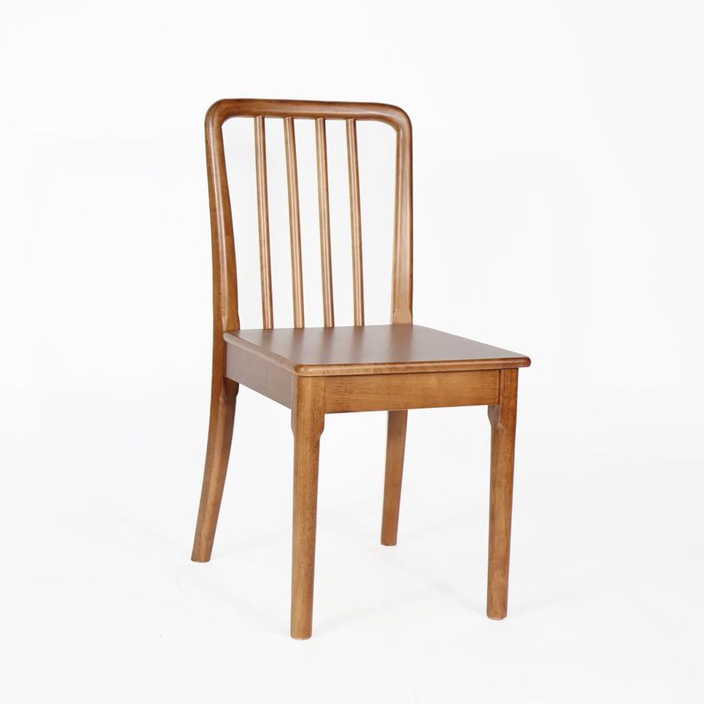 Silla de madera Allen café claro-0