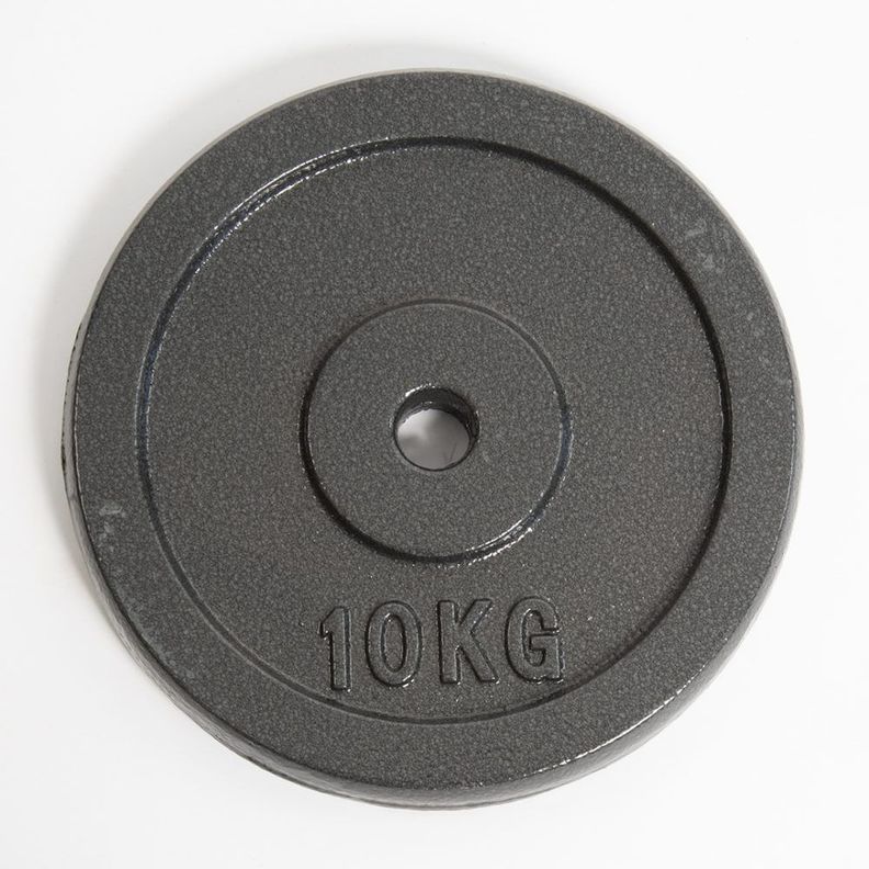 Disco para Pesas 10 kg Acero de Alta Resistencia
