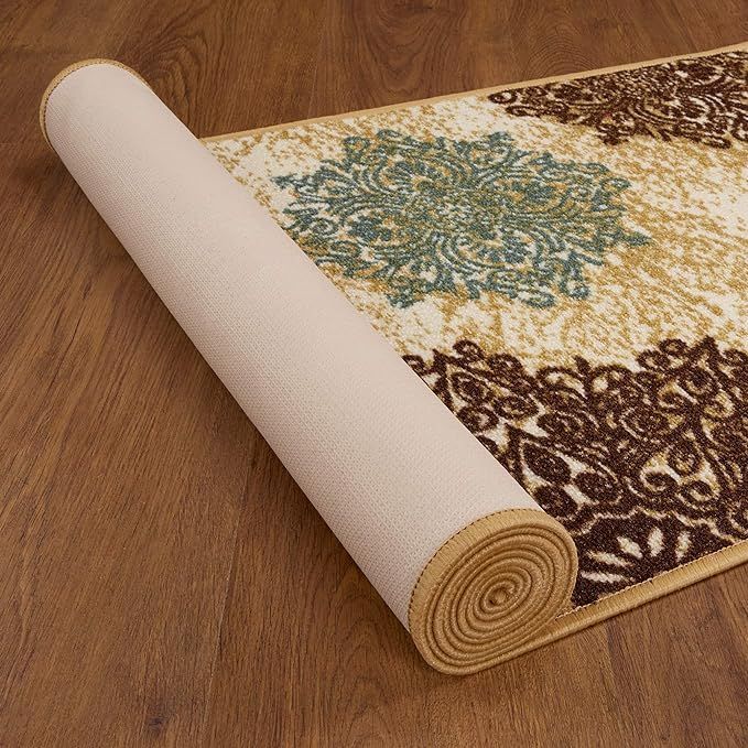Alfombra de Pasillo Beige 70 cm x 3 metros con Goma Sin Overlock-2